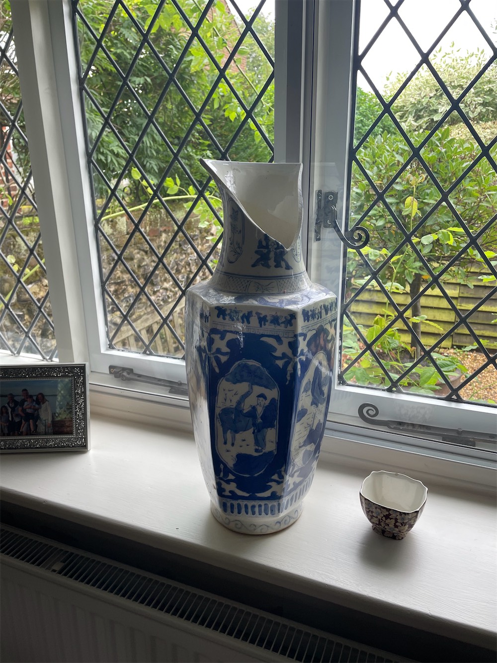  An accident whilst dusting... 